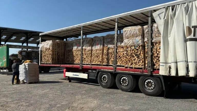 27 RM Buchenholz kammergetrocknet – Halbe LKW-Ladung Brennholz, ofenfertig, Lieferung inklusive