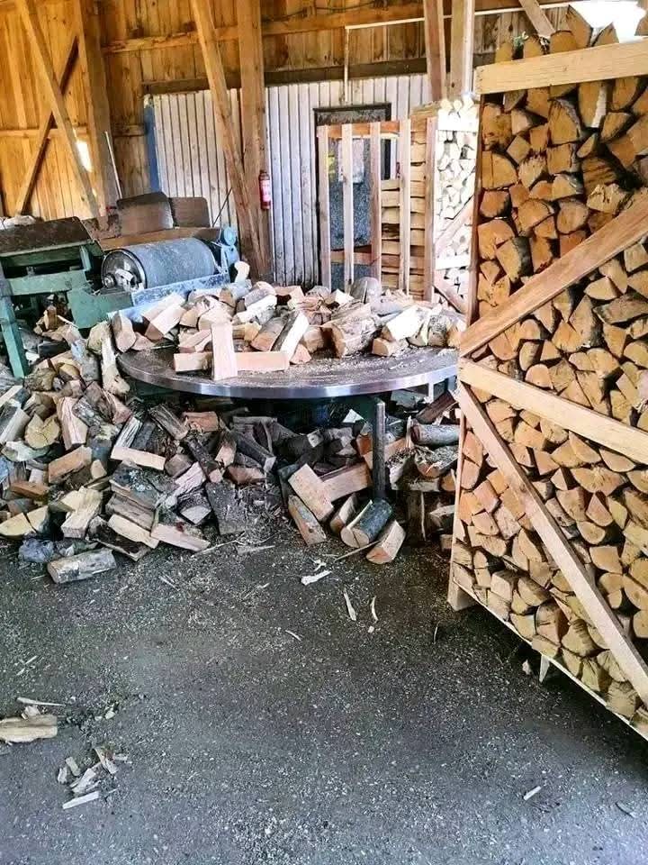 Halbe LKW-Ladung Brennholz – 30 RM kammergetrocknetes Buchenholz, ofenfertig, inkl. Lieferung