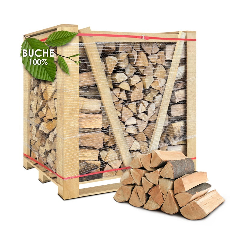 Brennholz Buche 33 cm 1,6 SRM kammergetrocknet ofenfertig