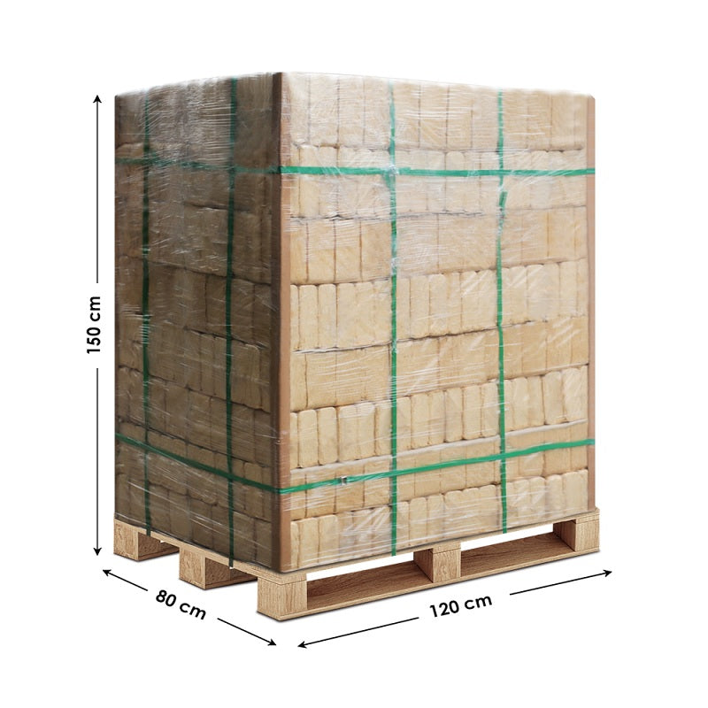 Holzbriketts aus 100 Prozent Kiefer 960 kg