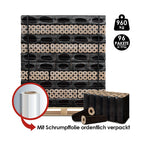 Eichenholzbriketts Pini und Kay Palette 960 kg 6 x 23 cm