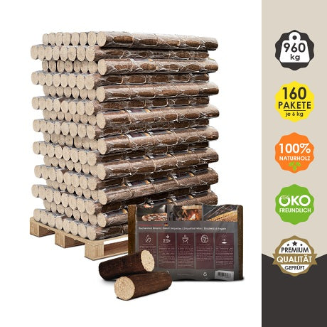 Buchenholzbriketts Pollmeier Premium 21x9 960 kg