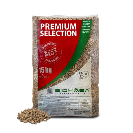 Holzpellets EN Plus A1 Premium – 975 kg (65 x 15 kg Säcke) – hoher Heizwert & sauber